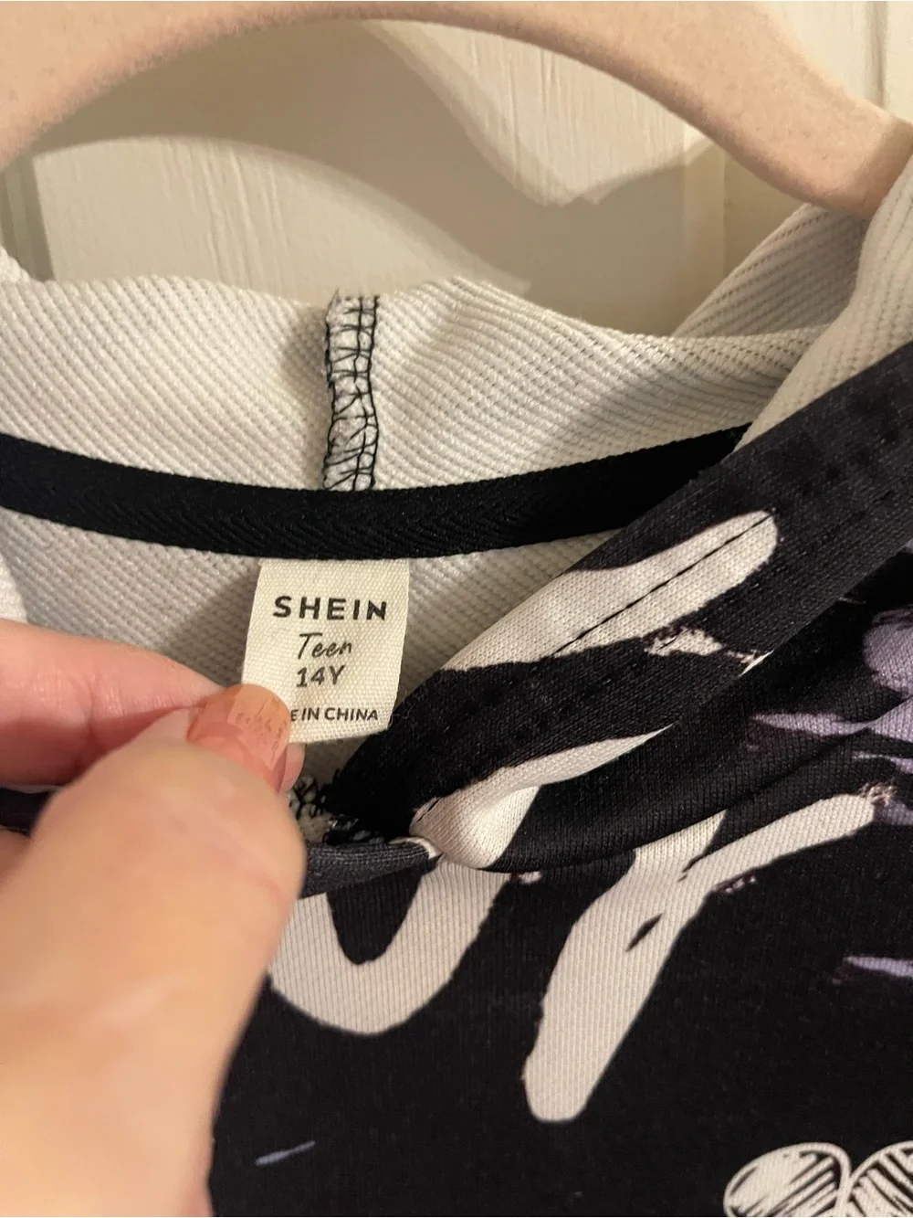 Teen fun print hoodie